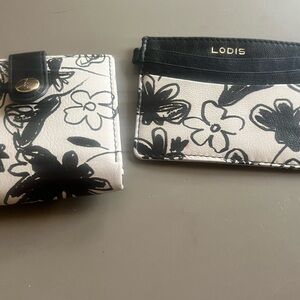 Lodis Monochrome Floral Key & Card Holder Set